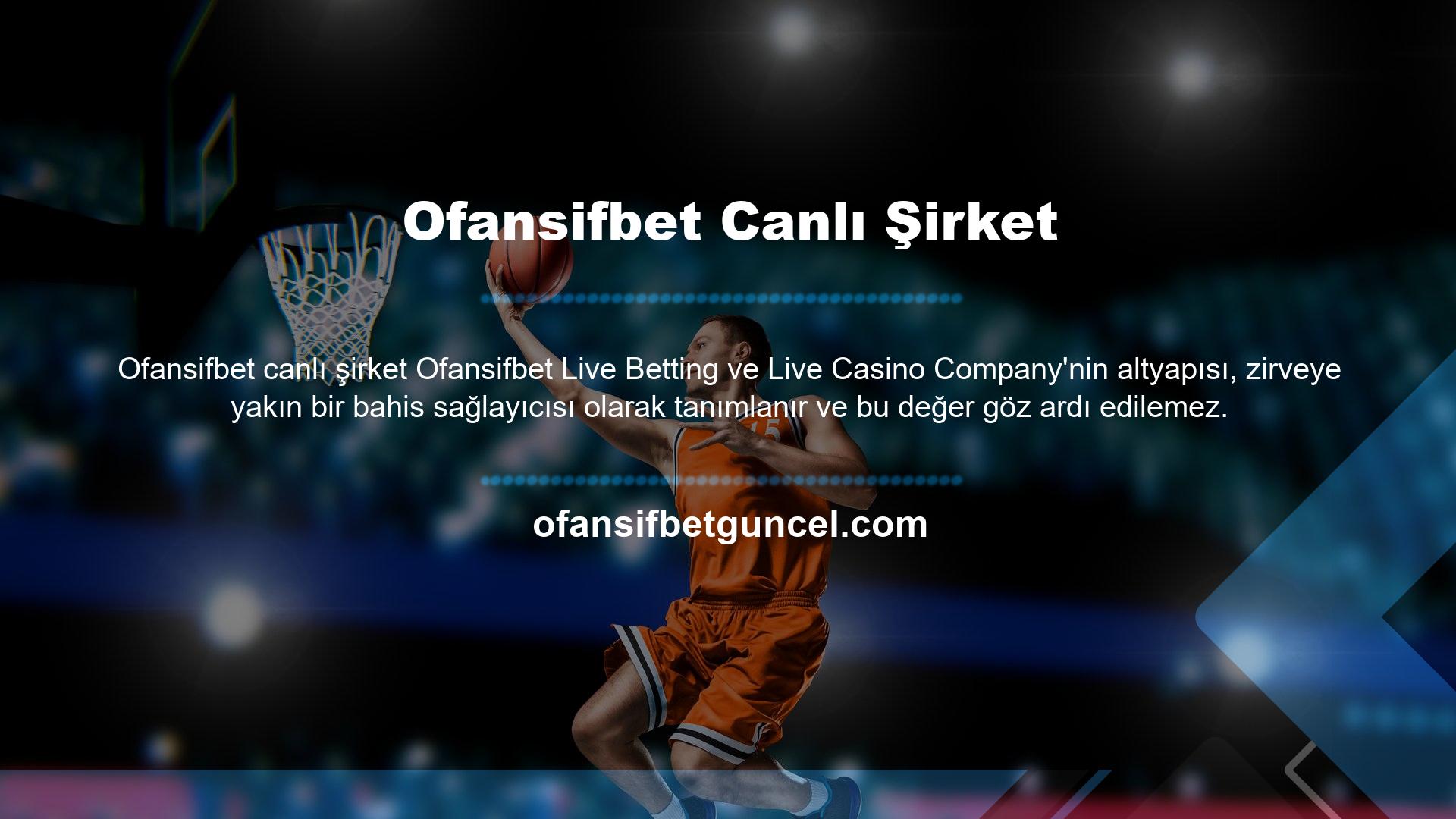 Ofansifbet üyelerine farklı bahis türleri için birçok seçenek sunar ve mobil cihazlarla da uyumludur